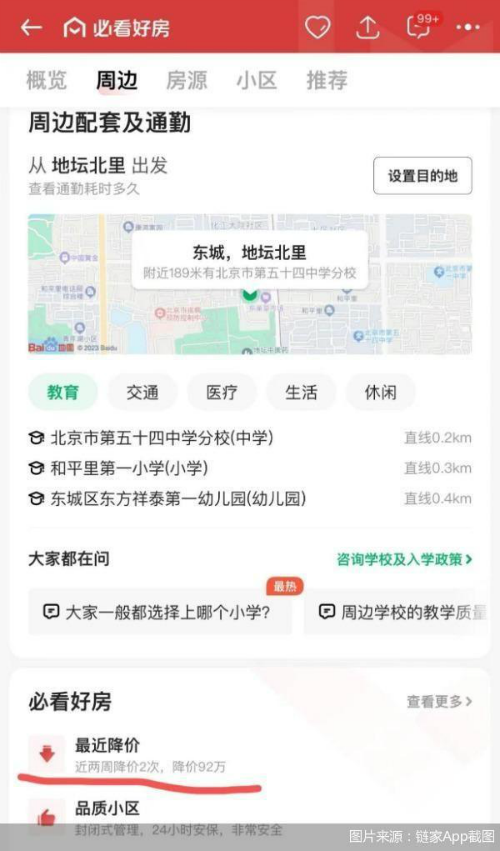 北京二手房降价90万卖不出去 热点区域挂牌量出现大幅攀升